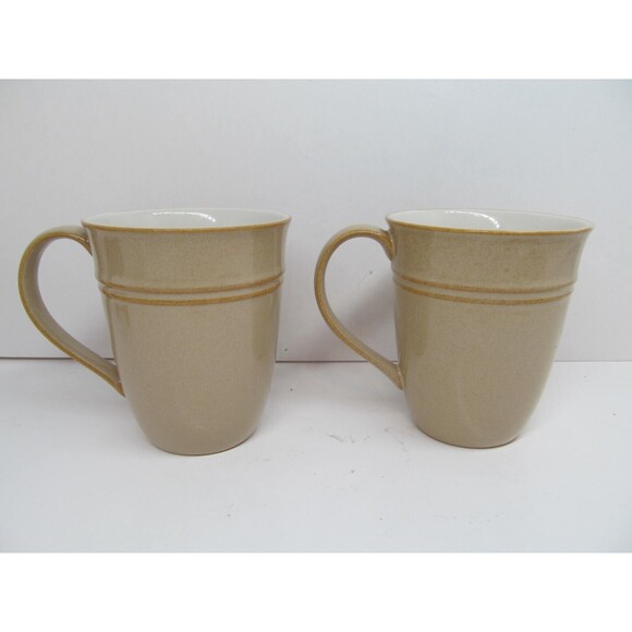 Dansk Sirocco Khaki  4" Cups Mugs Set Of Two Discontinued - Picture 1 of 11